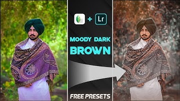 How To Edit Moody Dark Brown Lightroom Mobile Tutorial | Step By Step | Gx Editor