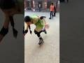 Girls Op reaction 🤭🤣 #skating​  #youtubeshorts  #roadskating​ #funny​ #girlreaction​ #skater #road
