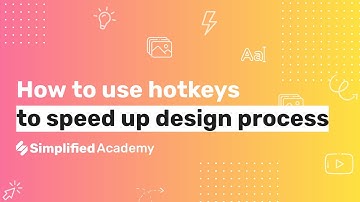 How to use hotkeys to speed up the design process