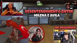 Bk Reagindo DESENTENDIMENTO ENTRE MILENA E AVILA  ! HYPE RP