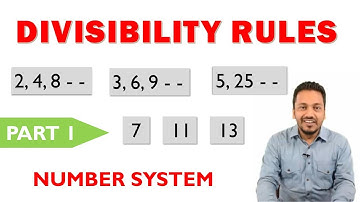 Divisibility Rules Complete Concepts and Tricks - Part 1 | Number System for CAT #divisibilityrules