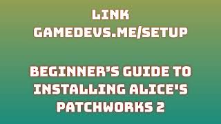 Video Alice's Patchworks 2