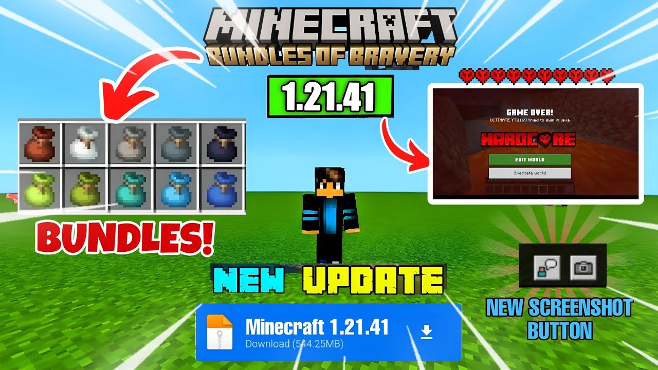 Minecraft Pe 1.21.41 Official Version Released | Minecraft new update ...