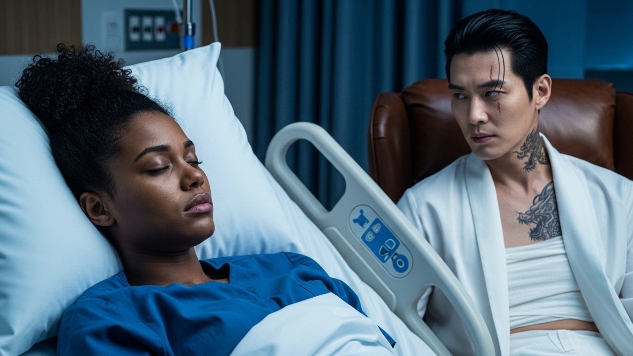 Exhausted Black Nurse Slept In The VIP Patient's Bed — She Woke Up Staring At The Korean Mafia Boss