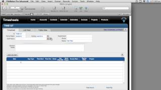 Staff - Personnel Time Entry - Logging Time In Filemaker Filemaker Videos