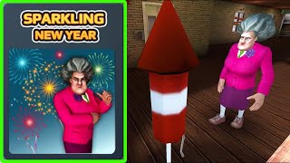 Scary Teacher 3D  miss T Scrappy New Year Walkthrough (iOS Android) 