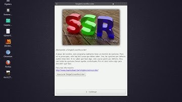 Emisión en directo con Simple Screen Recorder Gnu/Linux