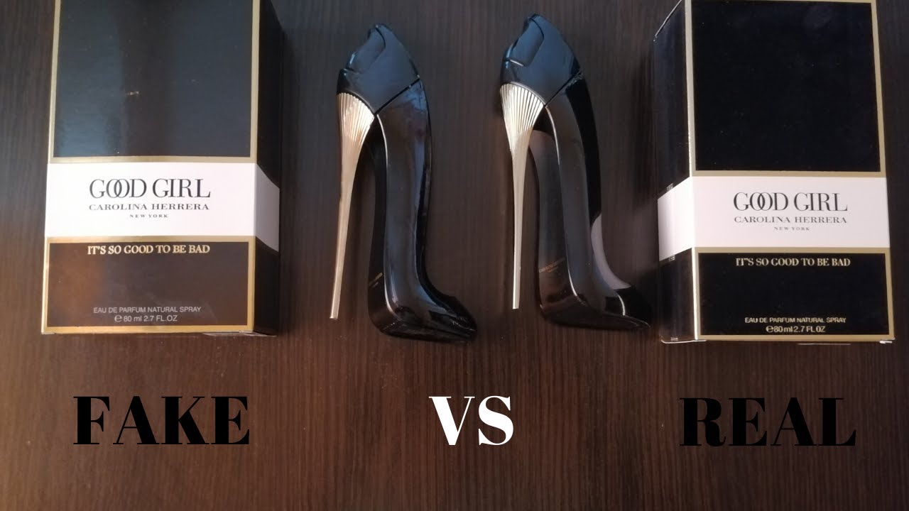 Fake vs Real Carolina Herrera Good Girl 80 ml Perfume / New Package - Box  Is Without Velvet 