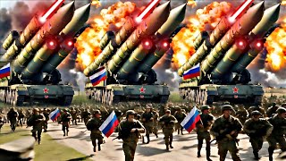 Just happened! 75 Deadly Russian Missiles Destroy NATO Ammunition Depot in Ukraine - ARMA 3