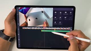 IPAD Pro 2020 12.9” & video editing with KineMaster pro | how to edit videos on iPad Pro screenshot 4