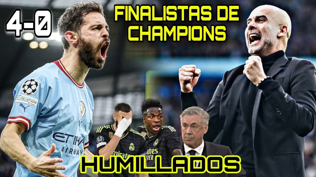 🚨 El MANCHESTER CITY de GUARDIOLA DESTROZA al REAL MADRID 💥 PARTIDAZO ...