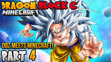 Minecraft: Dragon Block C: Saiyan Warfare! Shenron and Vegeta Appear! - (Minecraft Mod) - Episode 4