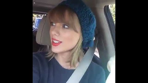 Thumbnail of Taylor Swift Sings Kendrick Lamar in the car - Backseat Freestyle