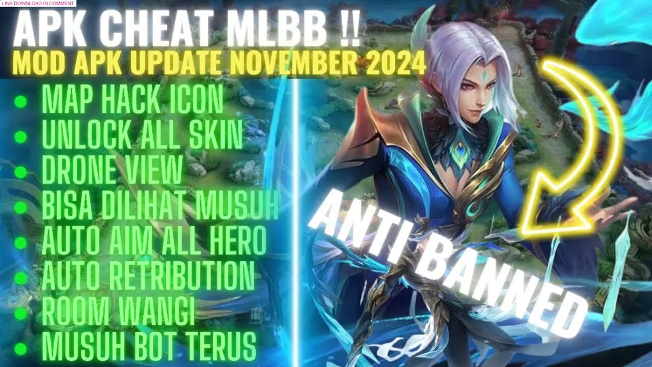 MOD MENU ML TERBARU SEASON v21.9.64.10601 | CHEAT MOBILE LEGENDS NO KEY ANTI BANNED
