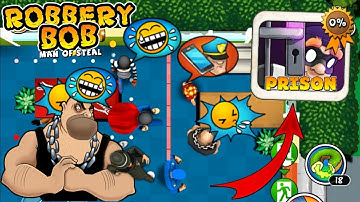 Robbery Bob - Prison vs Robbery Bob 2 Gameplay Walkthrough Ep 90
