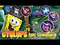 Epic Comeback with Cyclopa this match is loosing one but we won #mlbb #mobilelegends