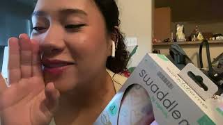 ASMR / what I got for my baby shower 💗