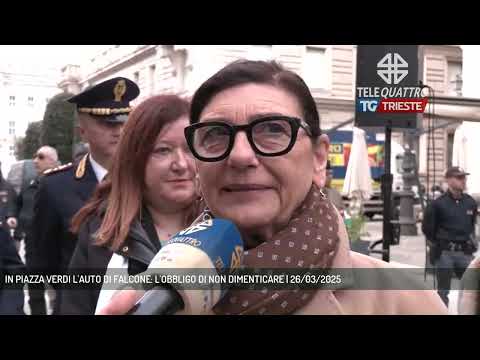 IN PIAZZA VERDI L'AUTO DI FALCONE: L'OBBLIGO DI NON DIMENTICARE | 26/03/2025