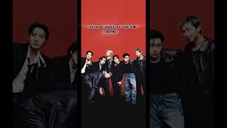 " Proof that BTS paved the way 🔥💜 " #BTS #Bangtan #BTSHistory #Legends #Kpopstan