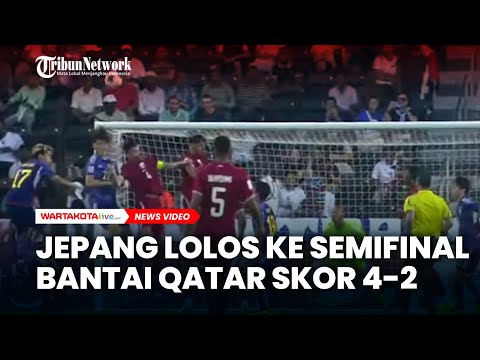 Jepang Berhasil Lolos ke Semifinal Bantai Qatar Skor 4-2
