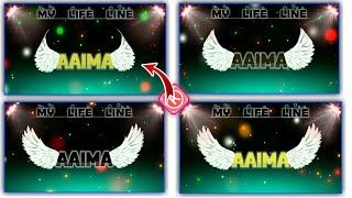 New Trending Wing Name Arrt Video Status Editing in Kinemaster | Pankh Video Status |SajjadCreation| screenshot 5