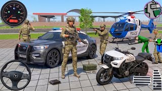 Police Car Chase Simulator 3D Game - Real Police Cop Cars Driving Simulator 2026 - Android GamePlay