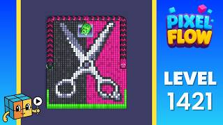 Pixel Flow Level 1421 Walkthrough Solution