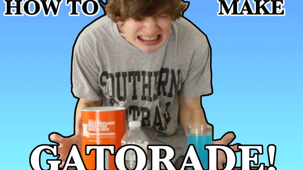 How to make Gatorade WITH POWDER YouTube