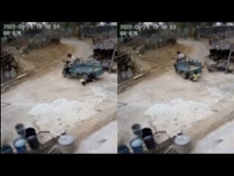 爷爷倒车意外从3岁孙子身上碾过，爸爸：老人没看见，很心疼
