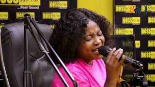 Powerful one from Mabel Okyere, Aha ye kwan ho #Anuonyam live performance @ Boss FM