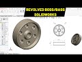 Revolved Boss Bass Tutorial In SolidWorks Robo CAD
