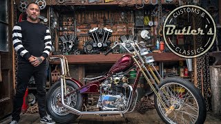 YAMAHA XS 650 CHOPPER  Custom Motorcycles EXCLUSIVE Interview  Butlers Customs and Classics