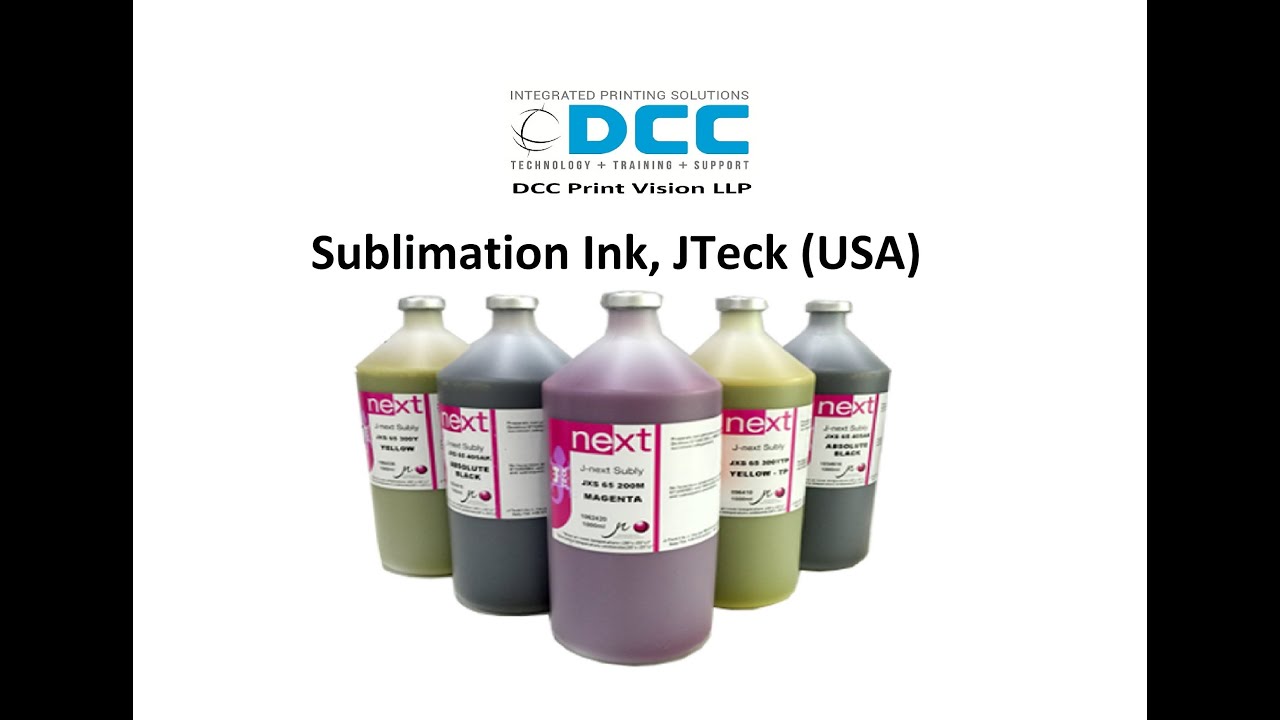 J TECK Sublimation Ink from DCC