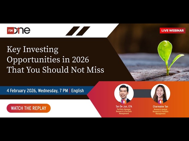 FSM webcast - [Webinar] Key investing opportunities in 2026 that you should not miss