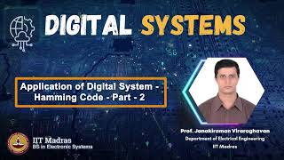 W12_L11_Application of Digital System- Hamming Code - Part - 2