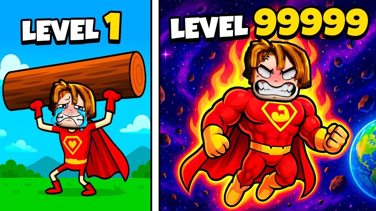 FIQUEI MAIS FORTE PARA SAIR DO PLANETA TERRA NO ROBLOX 🔥😱