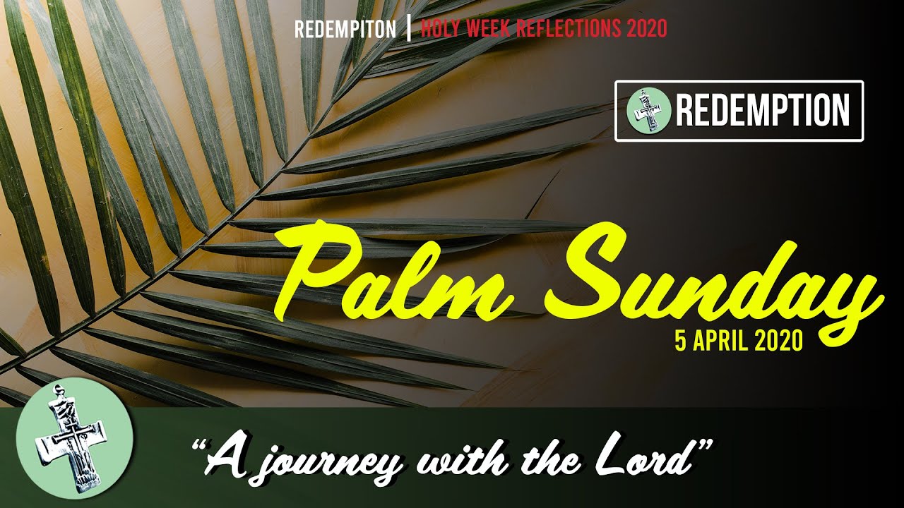 Palm Sunday 05 April 2020 Reflection English Youtube