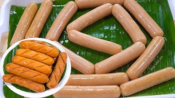 Mới học được cách làm XÚC XÍCH siêu đơn giản ngon hơn ở ngoài