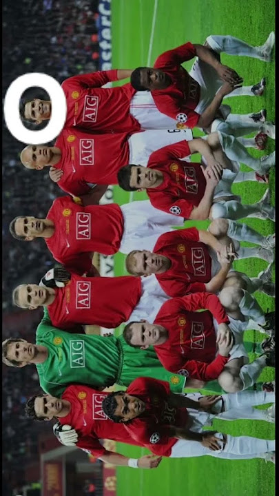 Manchester United 2008 Champions League finale Squad