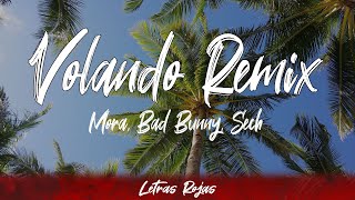 Mora, Bad Bunny, Sech - Volando Remix (letra)