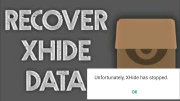 Recover xHide hidden files when the app says unfortunately xHide stopped unexpectedly. Infinix phone