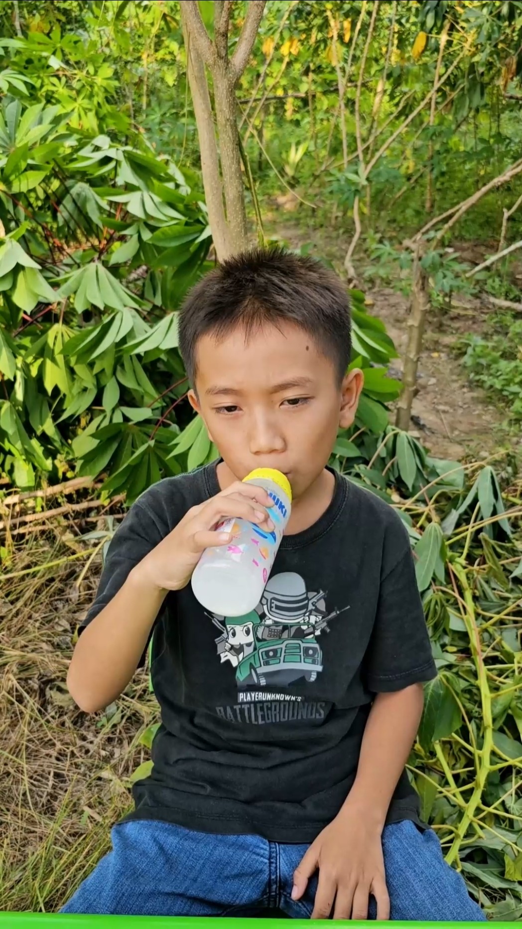 Minum susu basi