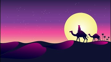 Illustrator CC Tutorial | Graphic Design | Desert Landscape