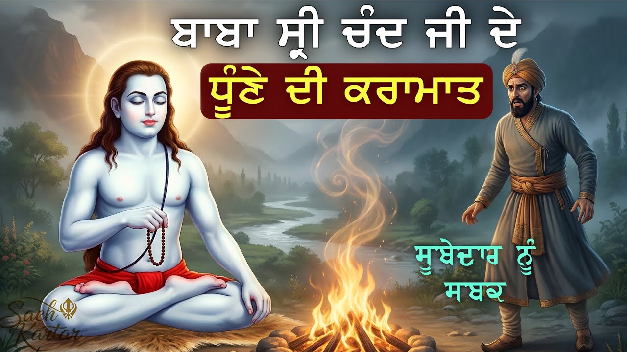 ਬਾਬਾ ਜੀ ਦੇ ਧੂੰਣੇ ਦੀ ਕਰਾਮਾਤ || 1 ਸੂਬੇਦਾਰ ਨੂੰ ਸਬਕ ਸਿਖਾਇਆ || Baba Sri Chand Ji Kashmir Gaye