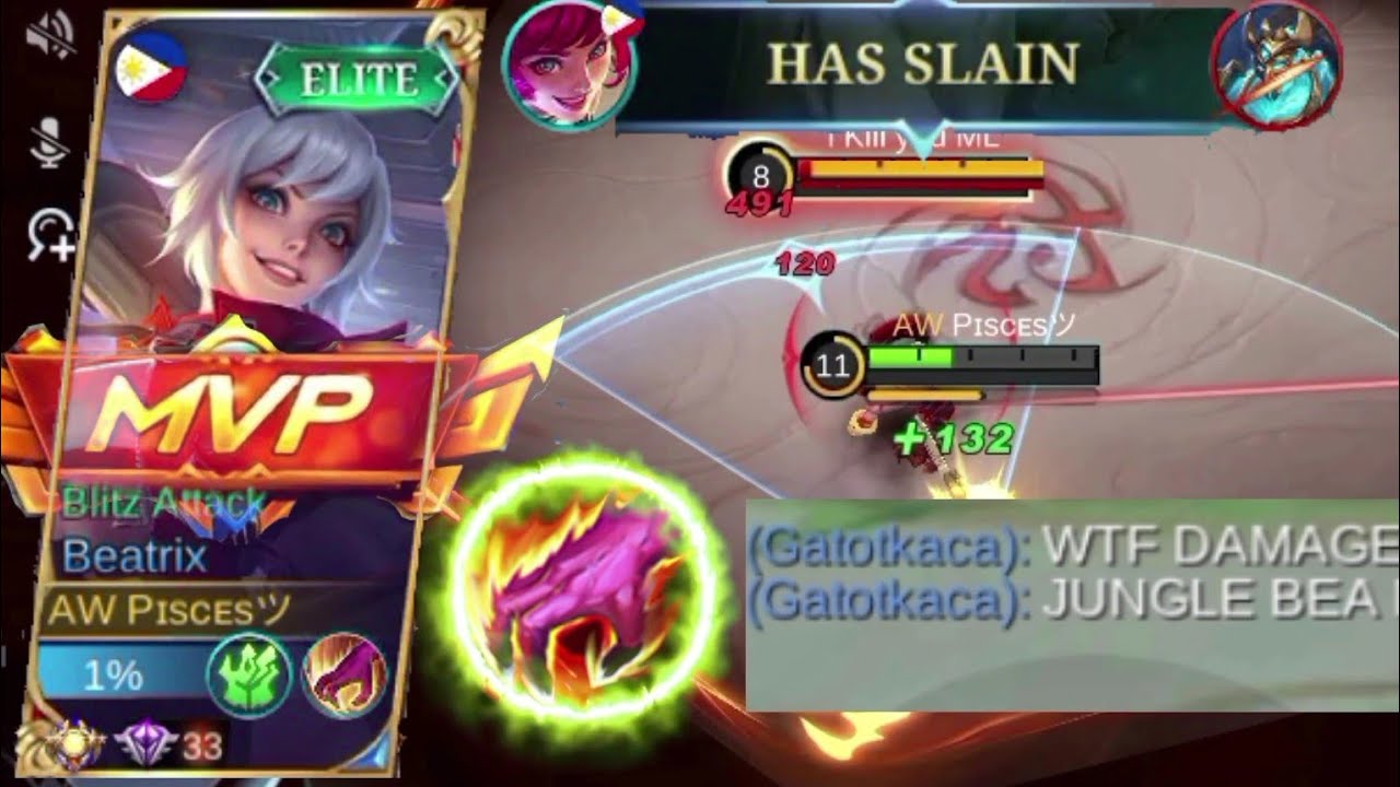 JUNGLE BEATRIX NEW META?! | BEATRIX CORE | MLBB