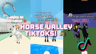 HORSE VALLEY TIKTOKS! ✨ *not mine* || #tiktok #roblox #horsevalley ||