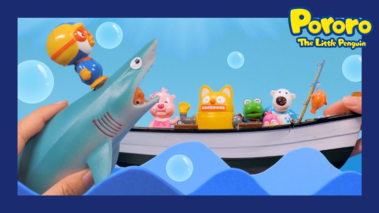 Pororo Shark Toy Story, #1 Catch the Big Fish