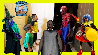 Video Collection of spooky babysitters pretend play | Deion's Playtime skit