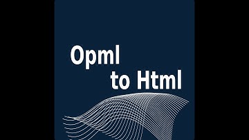 Opml file to Html converter