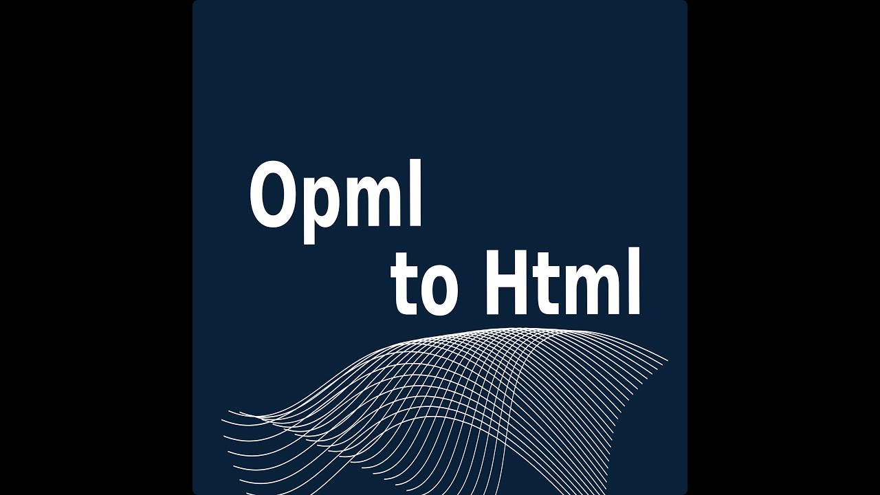 Opml file to Html converter